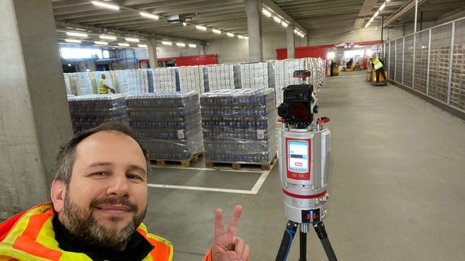 Billa Wr. Neudorf Laserscan