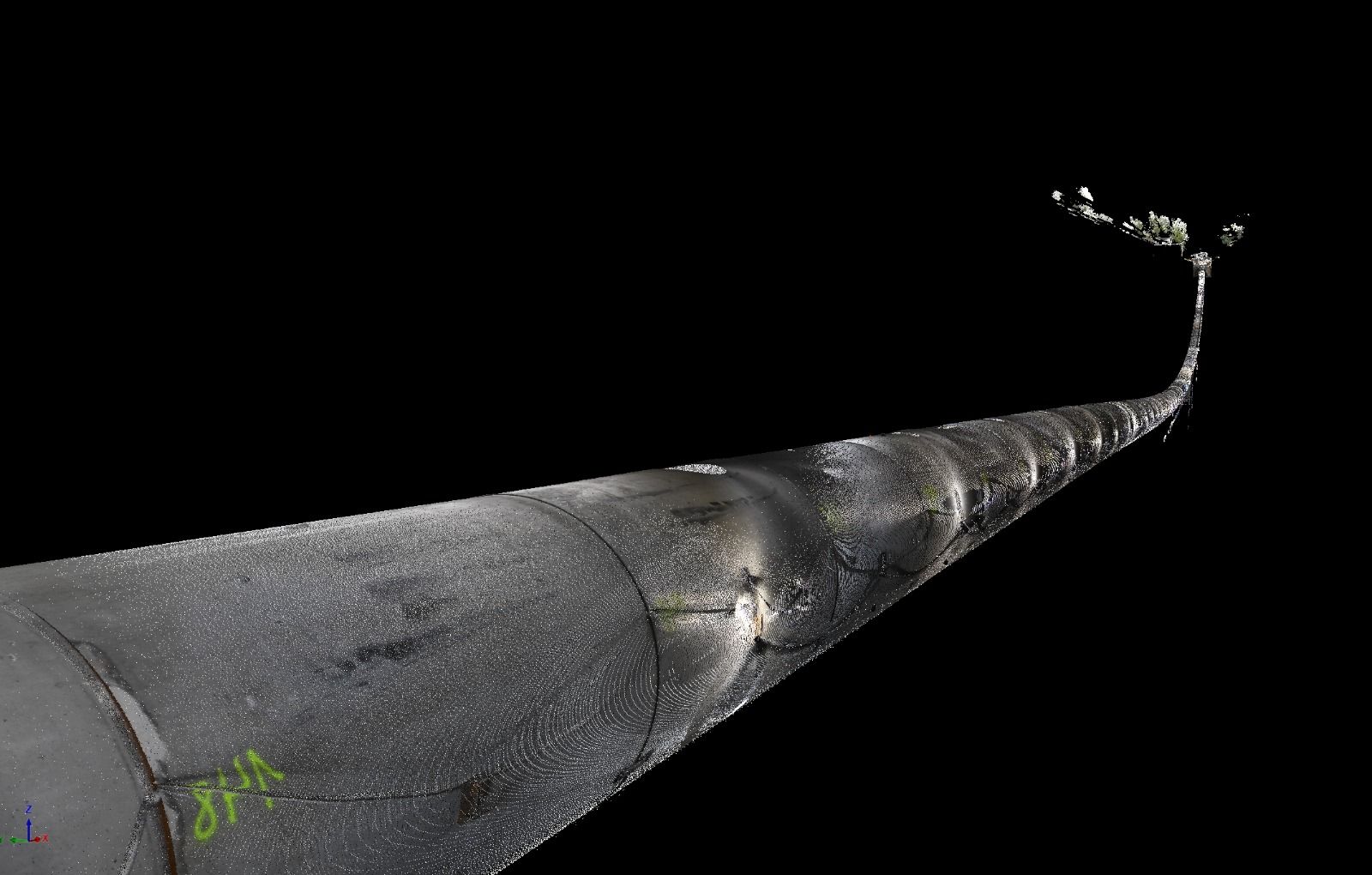 Laserscanaufnahmen Tunnel